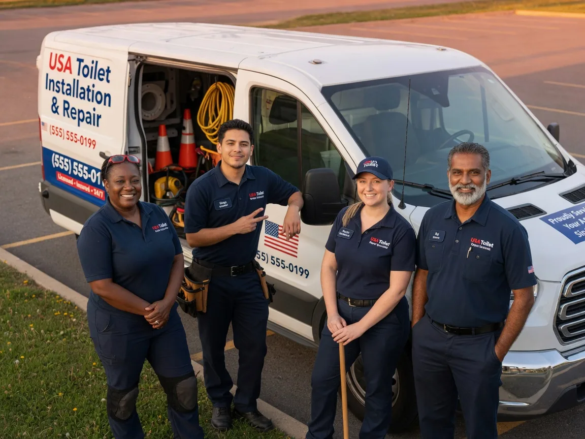 Toilet Installation company in Fredericksburg, IA